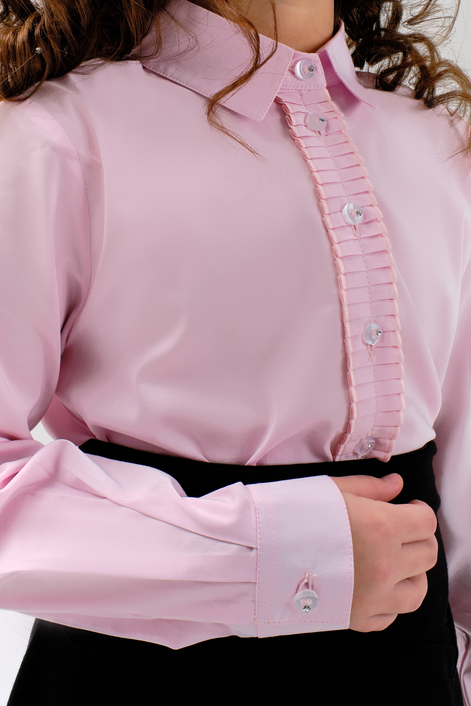 Блузка с плиссировкой из серии GX